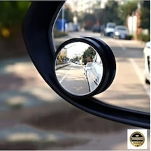 Ssangyong Kyron 2005-2011 Universal Oto Yuvarlak Kör Nokta Aynası - Mini Yapışma İkili Set