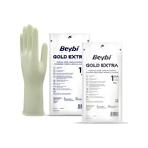 Beybi Gold Extra Pudralı Steril Cerrahi Eldiven No 8.0 20 Li