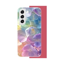 Samsung Galaxy S22 Uyumlu Renkli Çiçek2.jpeg Baskılı Silikon Kılıf