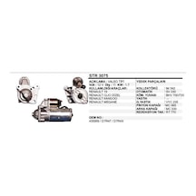 Marş Motoru 11 Diş 12v D7r Renault R19 / Clıo / Kangoo / Megane Dizel Valeo Tip 1 Ad
