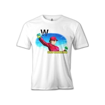 Genzo Wakabayashi - W Beyaz Erkek Tshirt