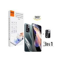 Redmi Note 11s 3in1 Uyumlu Kırılmaz Cam Özel Kesim Hydrogel Film