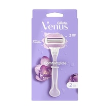Gillette Venus Comfortglide Breeze Tıraş Makinesi + 2 Adet Yedek Başlık - 3 Adet Tarı