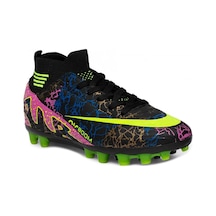 Laliga 565 Syh-sarı Erkek Krampon Ayakkabı Siyah