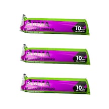 Arma Jumbo Boy 90 Lt. Mavi Çöp Torbası Poşeti - 80 X 110 Cm / 10 Adetlik 3 Rulo