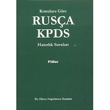 Rusça KPDS Konulara Göre Hazırlık Soruları (Fiiller) - Elena Napolnova Demiriz - Multilingual
