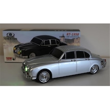 Everton Rt-1958 Gümüş Silver Arabalı Bluetooth Fm-usb-tf-aux Şarjlı Nostaljik Radyo