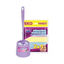 Tuvalet Fırçası Ve 2 X 5 Mikrofiber Temizlik Bezi Paketi Diğer