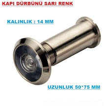 Delüx Kapı Dürbünü Çelik Kapı Dürbünü 14 Mm 50-75 Mm