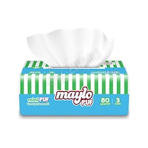 2 Adet Maylo Puf Mendil Mini 80'li