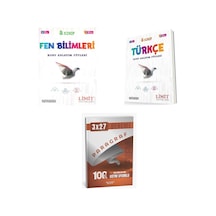 2027 Limit 8. Sınıf Föyleri Fen Bilimleri + Türkçe 13 Föy Konu + Anla Kazan Paragraf Deneme 3'lü Set
