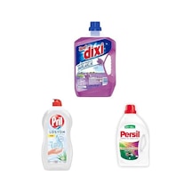 Dixi Lavanta Kokulu + Pril Losyon Aloe Özlü Kaşmir Etkisi + Persil Power Jel Derin Temizleme Plus 26 Yıkama Renkliler 1000'li Set