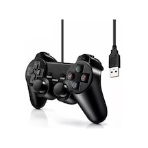 İmextech Bilişim Burada Pl-2596 Pc Uyumlu Joystick Oyun Kolu Gamepad, Siyah Bbpl2596
