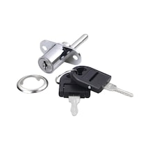 Suntek Kabine İtme Piston Kilidi Sürgülü Kapı 16mm-gümüş