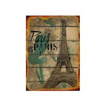 Bedeko Paris Eyfel Kulesi Desenli Mdf Tablo