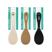 İbico İ22-035 Pilav Kaşık 22cm Renkli Servis Silikon - 12'li Paket