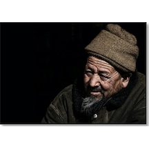 Cakasepetim İhtiyar Uygur Türkü Ahşap Mdf Tablo