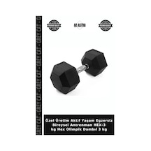 Özel Üretim Aktif Yaşam Egzersiz Bireysel Antrenman Hex-3 Kg Hex Olimpik Dambıl 3 Kg Diğer