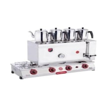 Belirtilmemiş 4 Demlikli Pleytli Çay Kazanı