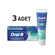 Oral-B Pro 3D White Hafif Nane Diş Macunu 3 x 75 ML