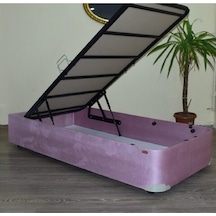 Baza Tay Tüy PEMBE Kumaş Silini Model Metal Transmisyon Çelik Fırın Boya İskelet 120*200cm El Yapım