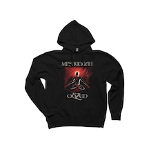 Meshuggah Obzen Siyah Kapşonlu Sweatshirt Hoodie Siyah