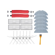 Unimarket T7s T7 Plus T7splus S7 Hepa Filtre Mop Bezi Yedek Parça Ana Fırça Yan Fırça Single 1 Adet Filtre