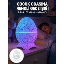 Dinazor Yumurta Gece Lambası Yeni Nesil - Lisinya Mavi