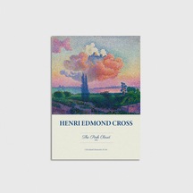 Henri Edmond Cross The Pink Cloud Çerçevesiz Poster Duvar Dekorasyonu Pn11p141