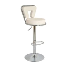 Bürocci 9540S0109 Virago Bar Sandalyesi Beyaz Deri Beyaz