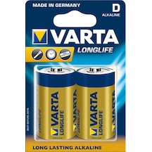 Varta Alkalin Büyük Boy Pil D Longlife Extra 2 Li