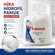 Hira Hidrofil Pamuk 1000gr -yüksek Emicilik Ve Hijyenik Kullanım,tüm Cilt Tipleri İçin Uyumlu 8 Adet