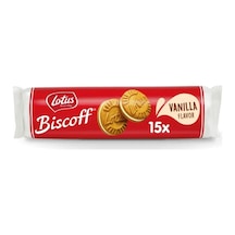 Lotus Biscoff Vanilya 150 Gr Sandwich Karamelize Bisküvi Arasında Vanilya Kremalı Lezzet