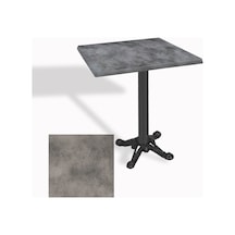 Çipa Döküm Ayak Kare Masa 70x70 Cm - Werzalit, Wermodin Ve Allzalit Tabla - Copperfield Çok Renkli