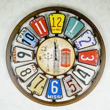 Galaxy 732-6 Büyük Boy Dekoratif 69Cm Duvar Saati