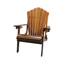 Adirondack Şezlong Koltuk - Masif Ahşap -Katlanır Yapı