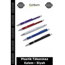 Özel Üretim Promosyon Baskılı Kurumsal Logo Ofis Kaliteli Ekonomik Plastik Tükenmez Kalem Siyah