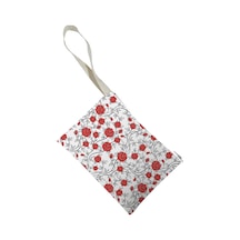 Unisex Lale Desenli Portföy Clutch Çanta Çok Renkli