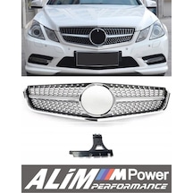 Mercedes-benz E-class Coupe W207 2009 2012 Diamond Krom Ön Panjur Böbrek Seti