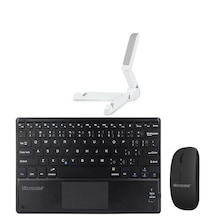 Microcase Tcl Nxtpaper 14 İnch Tablet İçin Tablet Bluetooth Touchpad Klavye 28 Cm Tr Sticker + Mouse + Stand - Al2757 Tablet Tutucu