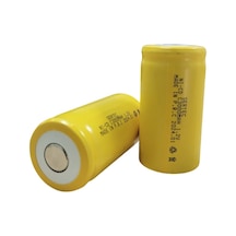 1.2v 3000 Mah - C Orta Boy - Ni-cd Şarjlı Pil - Başsız / Flat Head
