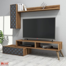 Variant Planet Tv Ünitesi - Mavi / Ceviz