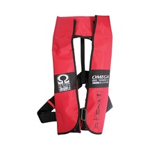 ŞİŞME CANYELEĞİ OMEGA 290N,  ISO 12402-2, OTOMATİK EKİPMANLI, YETİŞKİN Kırmızı