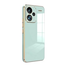 Xiaomi Redmi Note 13 Pro Plus Kılıf Volet Silikon - Açık Yeşil -
