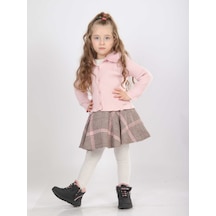 Xo Kids Kız Çocuk Elbise 1-5 Yaş 4815 Pembe