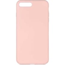 Apple Uyumlu iPhone 7 Plus Kılıf Lansman İçi Kadife Soft Yumuşak Dokulu Liquid Silikon Kapak Lsr