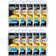 Duracell Activair PR44 675 Numara İşitme Cihazı Pili 6 x 10'lu