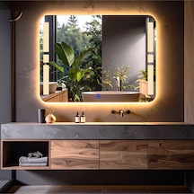 Selyn Günışığı Lazer Kumlamalı Lavabo & Banyo Aynası Dokunmatik Sensörlü 70 X 45 Selyn Günışığı Lazer Kumlamalı Lavabo & Banyo Aynası Dokunmatik Sensörlü 70 X 45