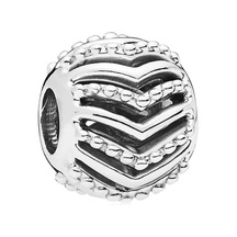 Nur Silver Geçişli Gümüş Charm Nur-bl09995