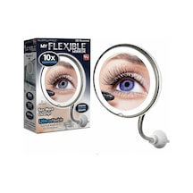 Mobee Flexible 10x Zoomlu Esnek ve Işıklı Makyaj Aynası